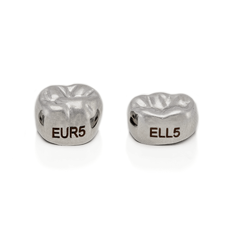 NuSmile SSC Pre-contoured 2nd Primary Molar Crowns