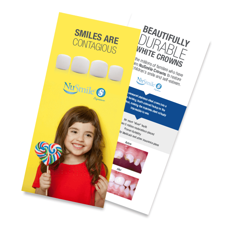 NuSmile Signature Crown English Brochures for Parents, Pack of 50
